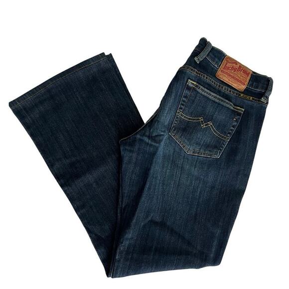 Lucky Brand Jeans Low Rise Bootcut Women’s Sz 8/29 Dark Wash - Picture 3 of 10